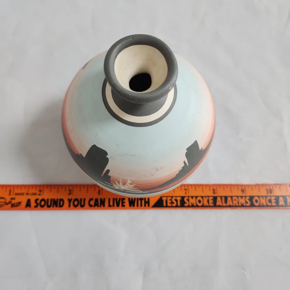 Native American Pottery Ball Vase